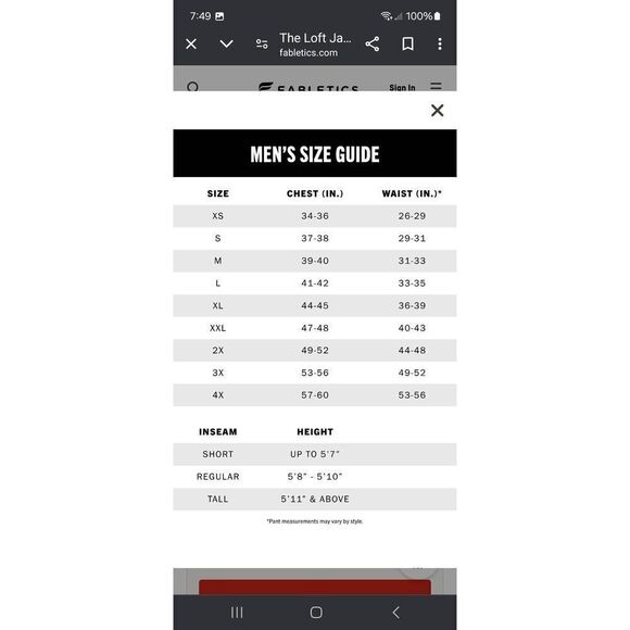 New Small Fabletics Onyx Grey The Loft Jacket Water Resistant Heat Retention NWT - Picture 5 of 9